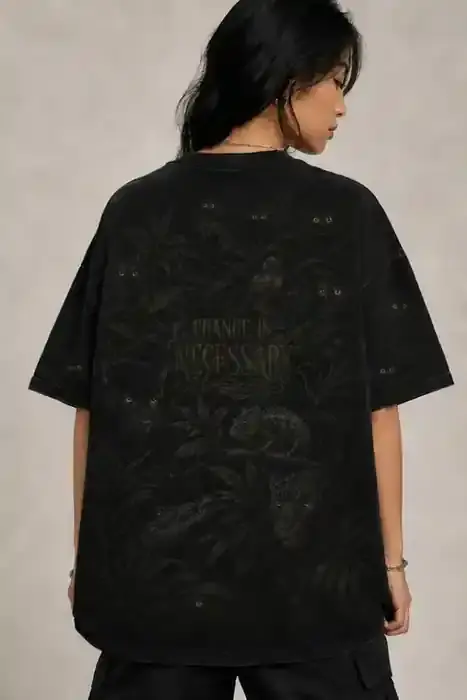 Necessary Change Tee back mockup