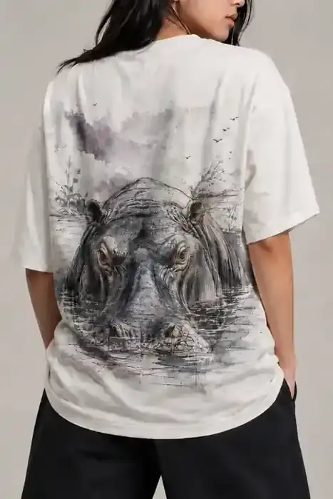 All Shapes Tee back mockup